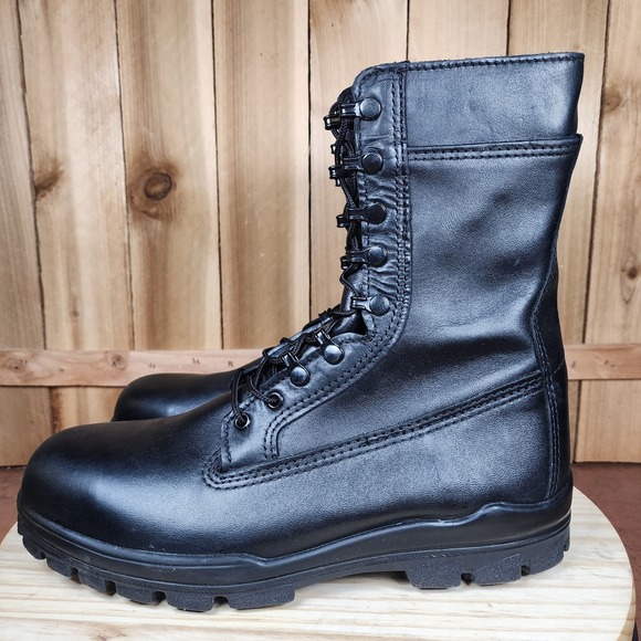 Bates Durashocks Steel Toe Boots Mens Size 11 Black Leather Work Safety ASTM - Picture 1 of 10